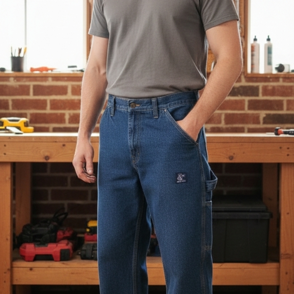 Carpenter Jeans | Made in USA | LC King Workwear Denim | 90s Streerwear 33x30